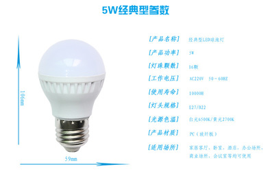 【LED燈照明NOMO 球泡燈5W led節(jié)能燈泡 塑料球泡燈 中山廠(chǎng)家批發(fā)】?jī)r(jià)格,廠(chǎng)家,圖片,LED球泡燈,義烏市大冶日用品商行-